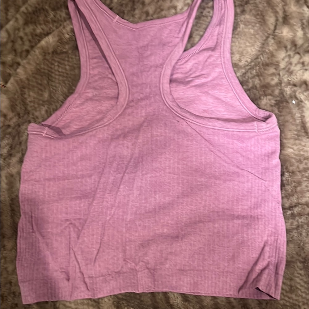 Pink Racerback Tank Top